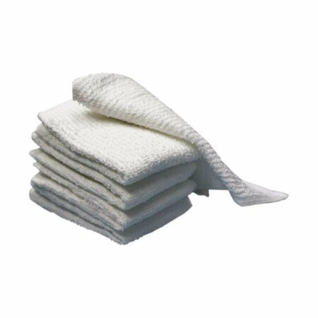 HOMEPAGE 10019 Bar Mop Cotton Cloth  White, 3PK HO2515851